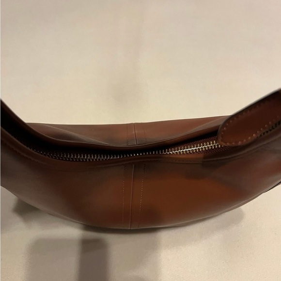 Coach Ergo 33 Glovetanned Leather Brass/1941 Saddle Large Shoulder/Hobo Bag - Picture 7 of 12